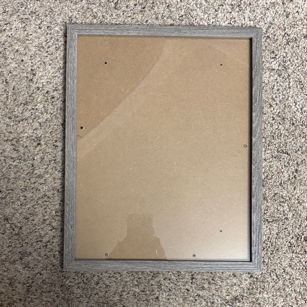 Gray Wooden Picture Frame